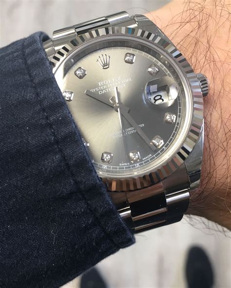 rolex rhodium dial|rolex datejust 41mm rhodium dial.